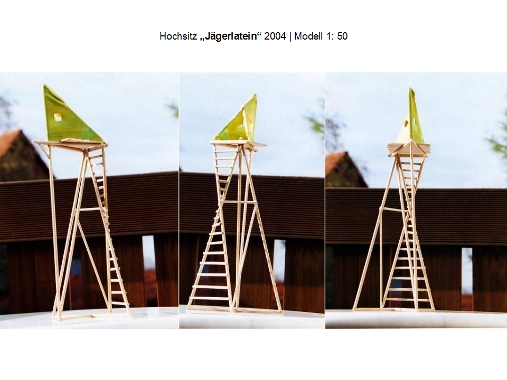 Hochsitz Jägerlatain | Modell | high seat tall-tales | model