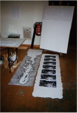 Weiss-Serie | Malerei | Atelieransicht | white-serial | painting | studio view