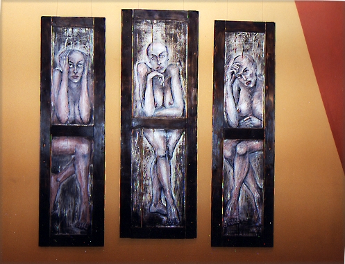 Dreiergestalt | Triptychon  | three formative | triptych